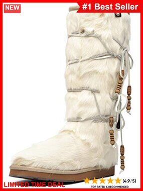 Suede Shearling Fur Lined Knee High Winter Snow Boots